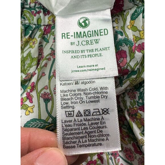 J. CREW LIBERTY OF LONDON Floral Tiered Mini Skirt, Sz M - Picture 8 of 10